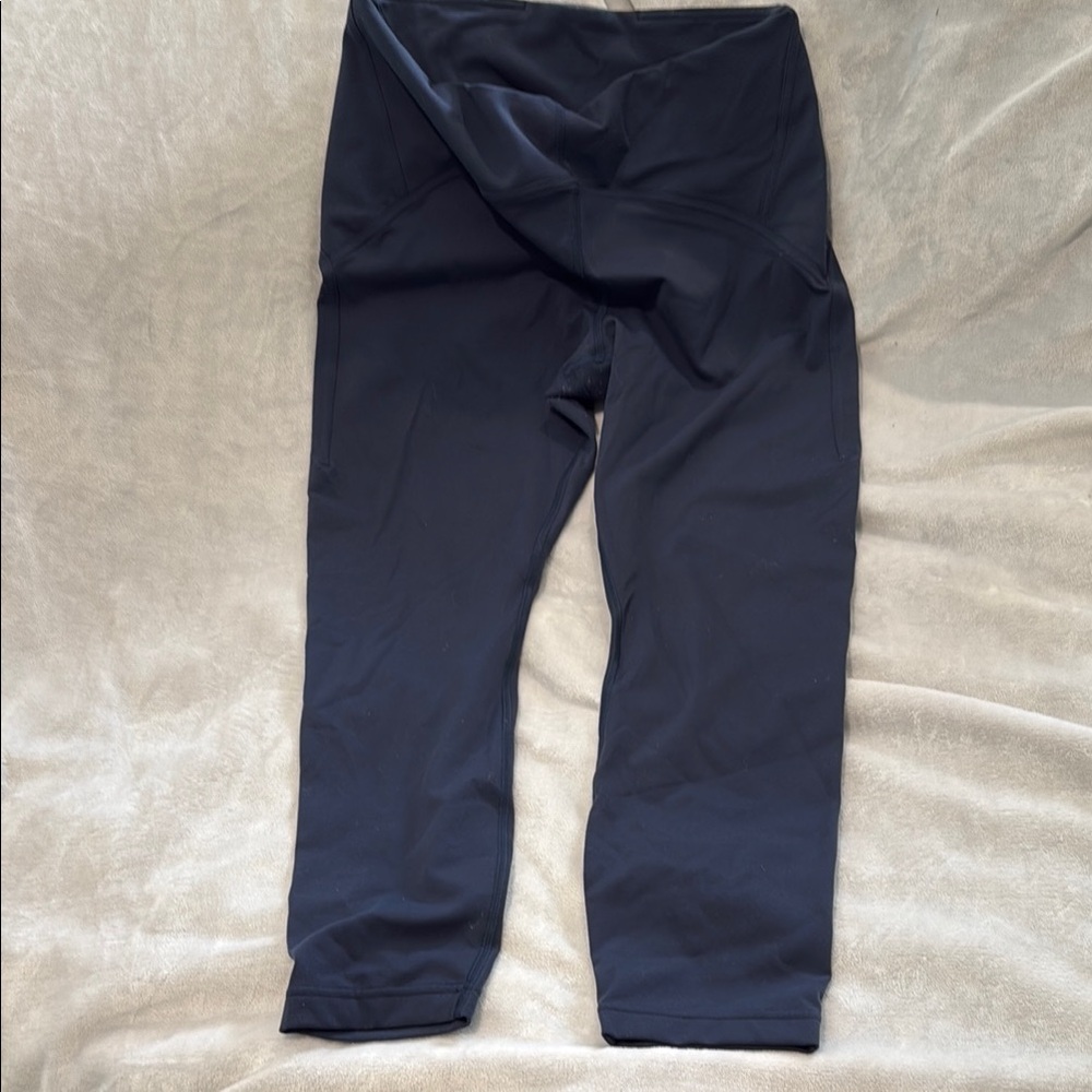 Lululemon Athletica Blue Leggings High-Waisted Stretch